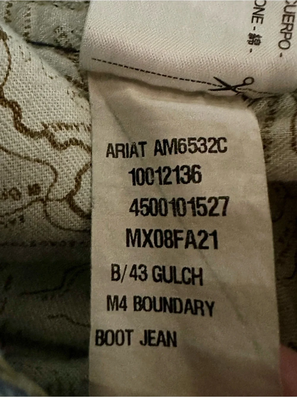 ARIAT Rebar M4 relaxed bootcut jeans size 36x30